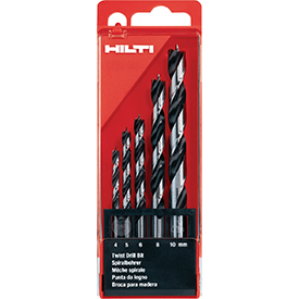 HILTI Holz-Spiralbohrersatz 5tlg.