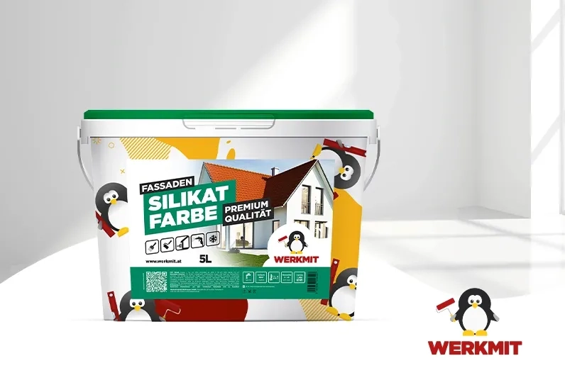 WERKMIT Silikat Fassadenfarbe 
