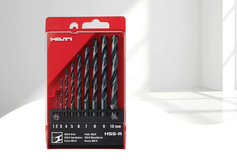 HILTI Metall-Spiralbohrer HSS-R 10tlg.