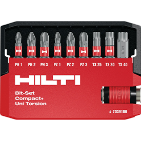 HILTI Bit-Set Kreuz & Torx 11tlg.