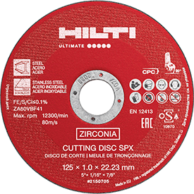 HILTI Trennscheiben SPX für Edelstahl